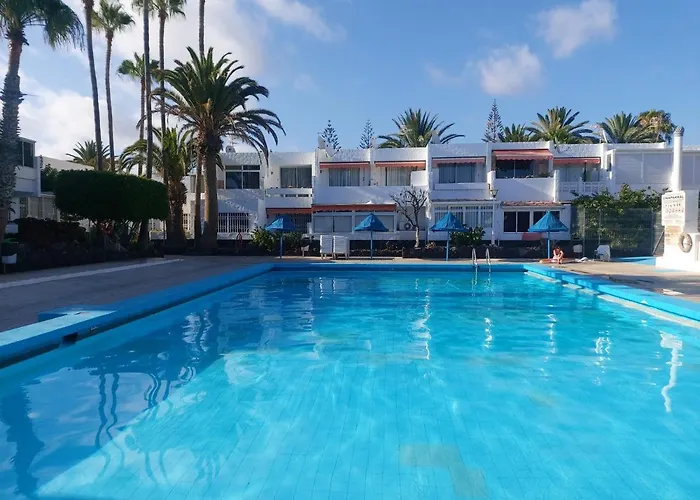 Canarian Blue Tropical Garden View & Pool Apartament Costa Del Silencio