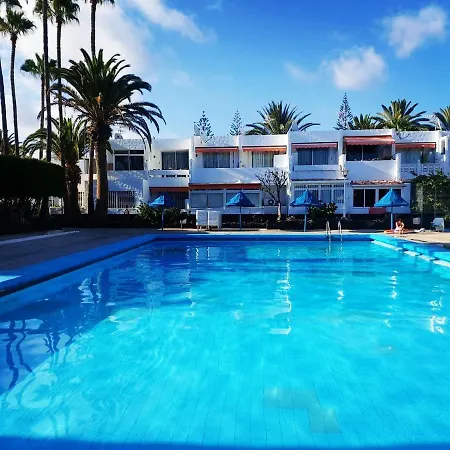 Canarian Blue Tropical Garden View & Pool
