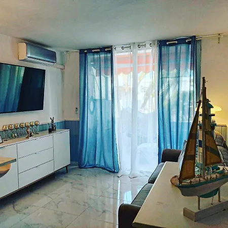 Daire Canarian Blue Tropical Garden View & Pool *