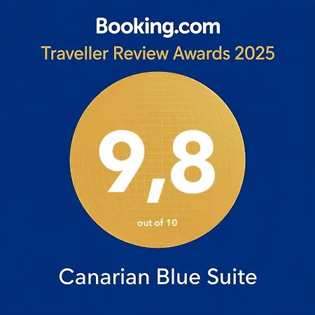 公寓 Canarian Blue Tropical Garden View & Pool *