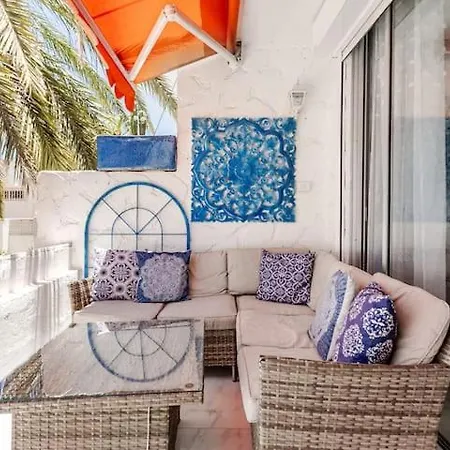 公寓 Canarian Blue Tropical Garden View & Pool *