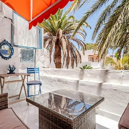 Canarian Blue Tropical Garden View & Pool