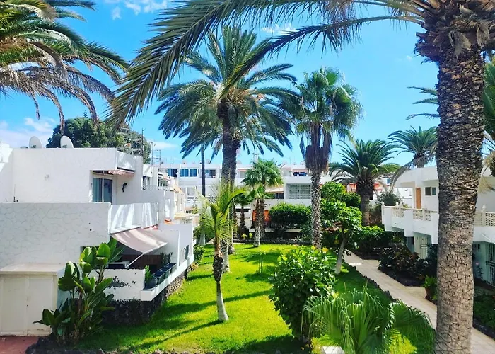 Canarian Blue Tropical Garden View & Pool Apartamento *