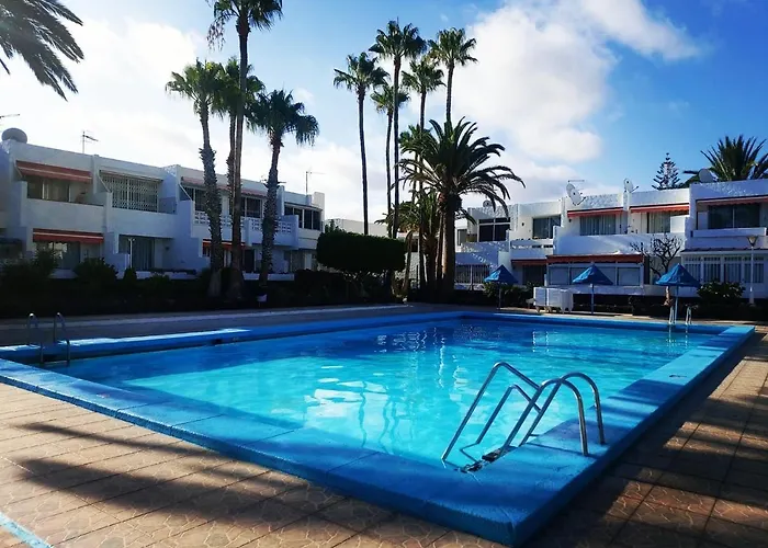 Apartamento Canarian Blue Tropical Garden View & Pool