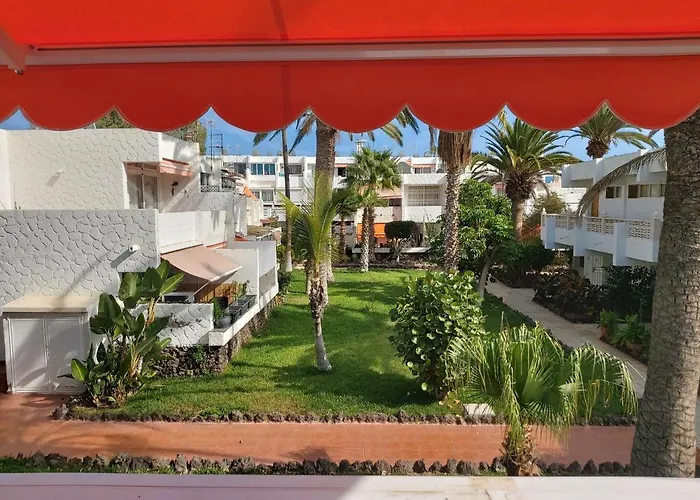 Appartement Canarian Blue Tropical Garden View&pool Costa Del Silencio