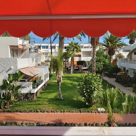 アパート Canarian Blue Tropical Garden View & Pool コスタ・デル・シレンチオ